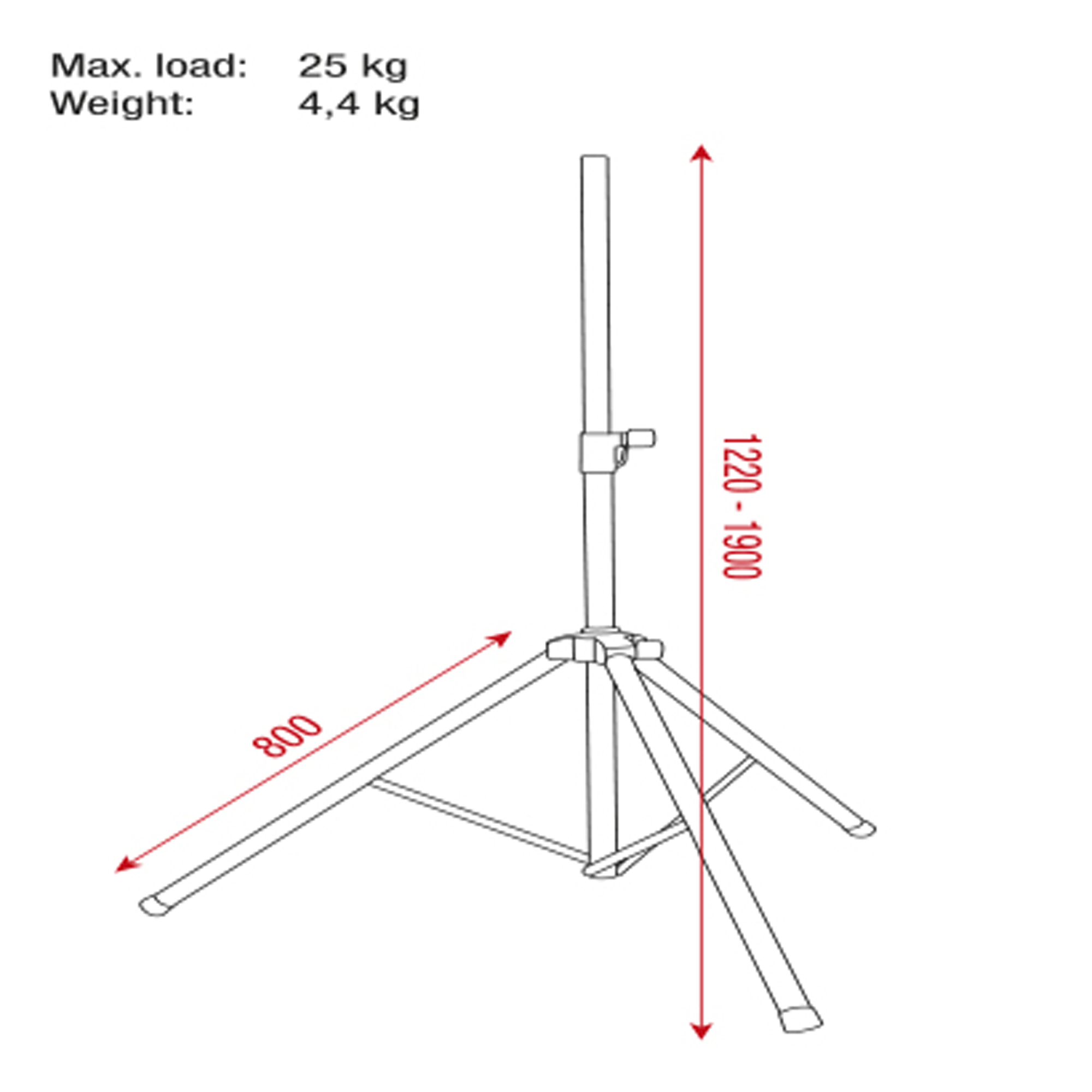 SHOWGEAR Speaker Stand Set
