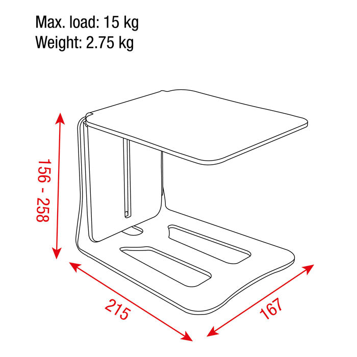 SHOWGEAR Table Monitor Stand