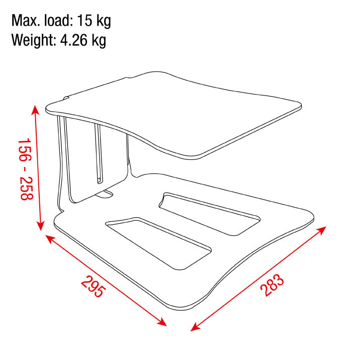 SHOWGEAR Table Monitor Stand