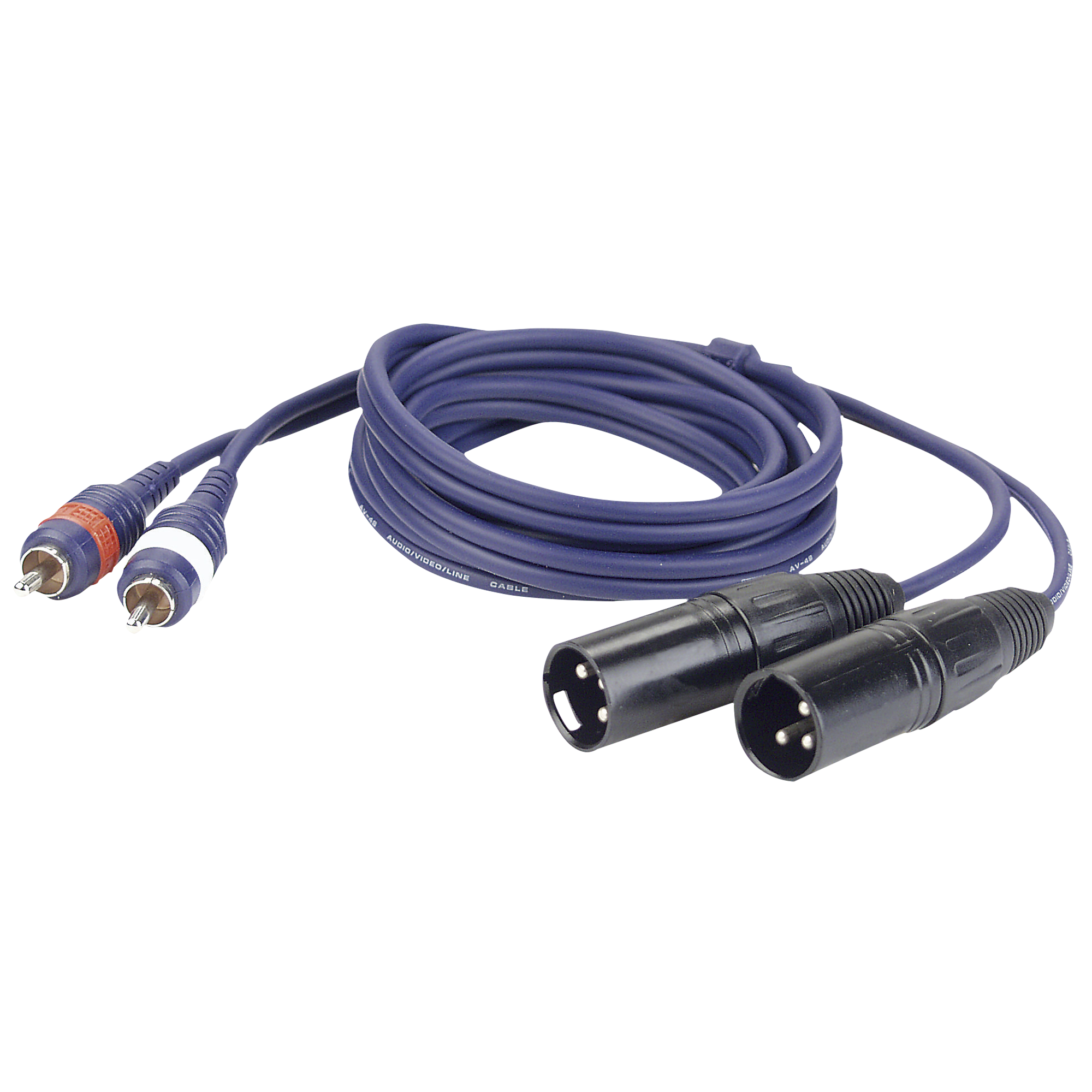 DAP FL26 - 2 RCA male L/R to 2 XLR/M 3P