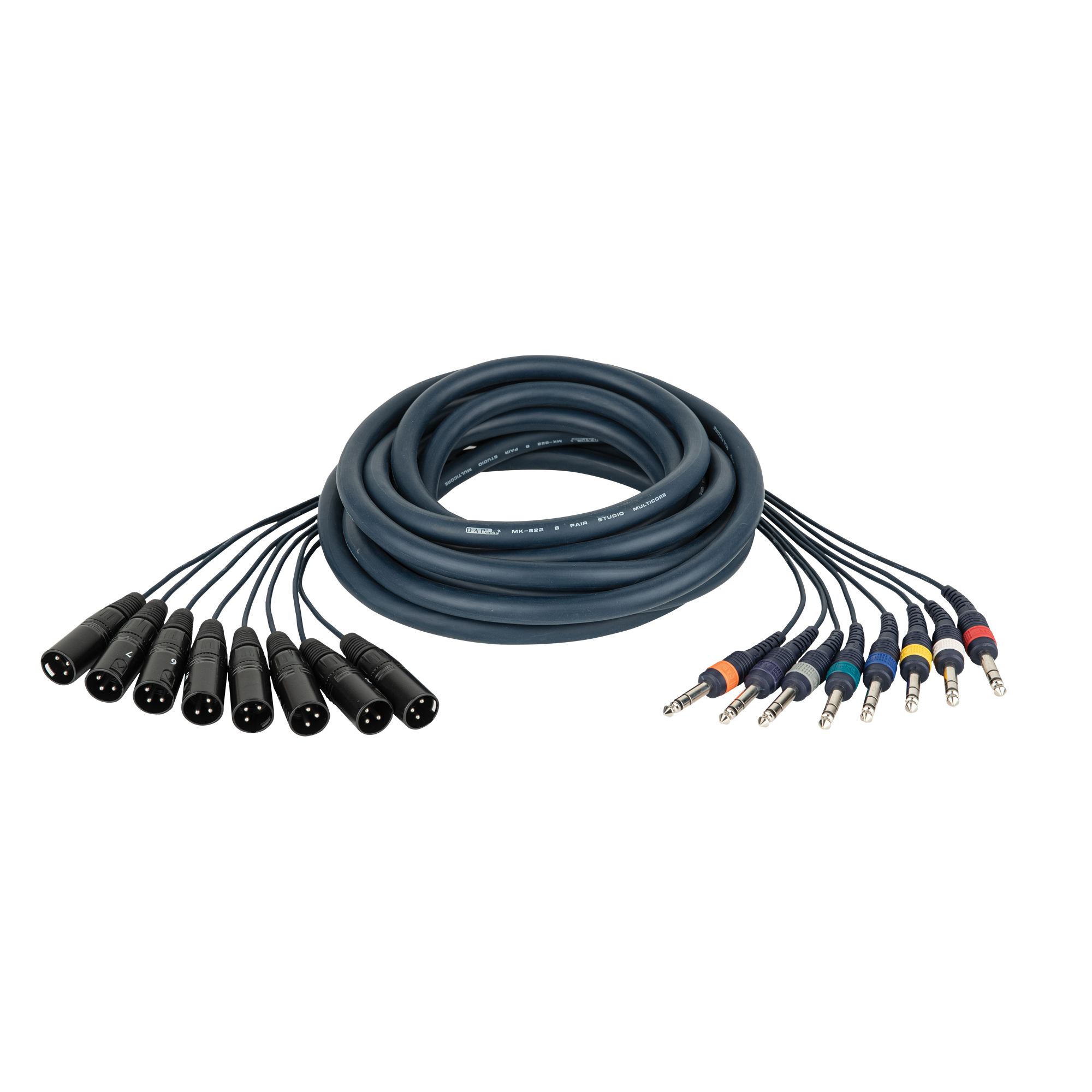 DAP FL68 - 8 XLR/M 3P to 8 Jack stereo 6 m