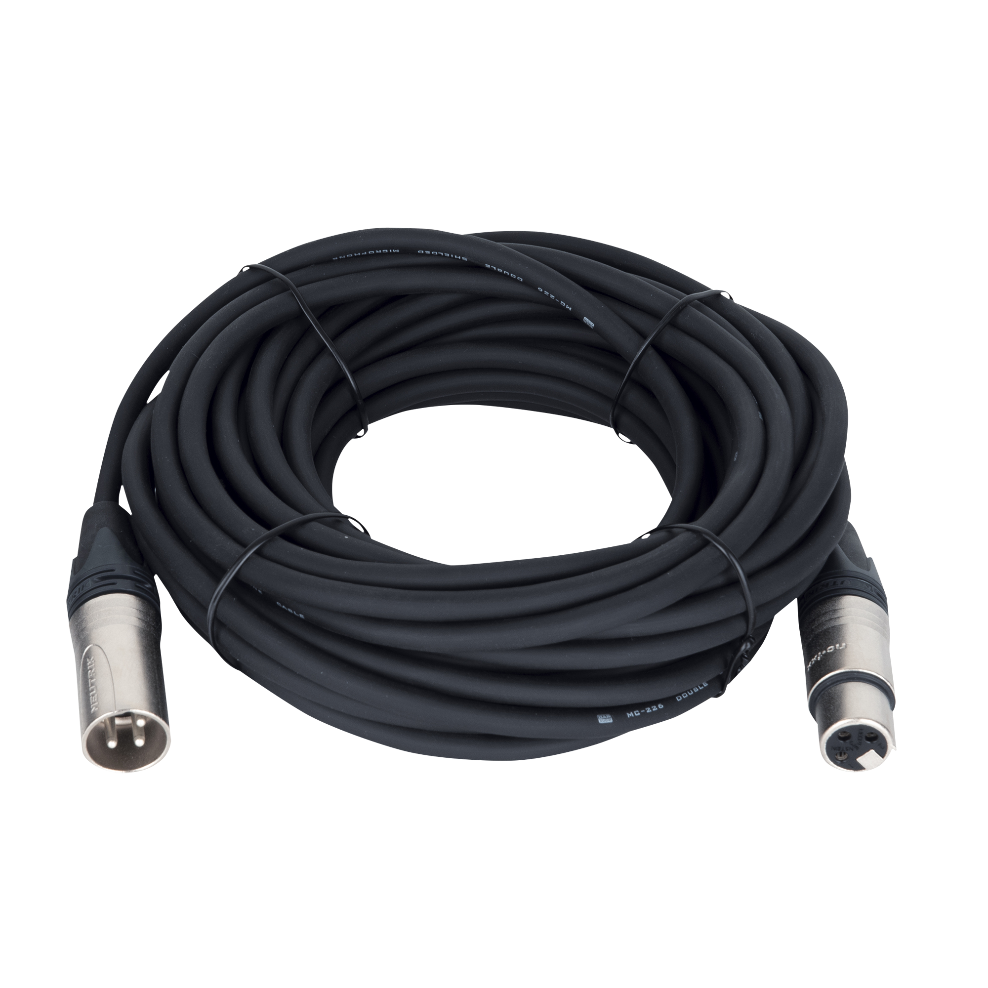 DAP FL74 XLR M/F Mic/Line Cable Neutrik XX series 10 m - placcato argento