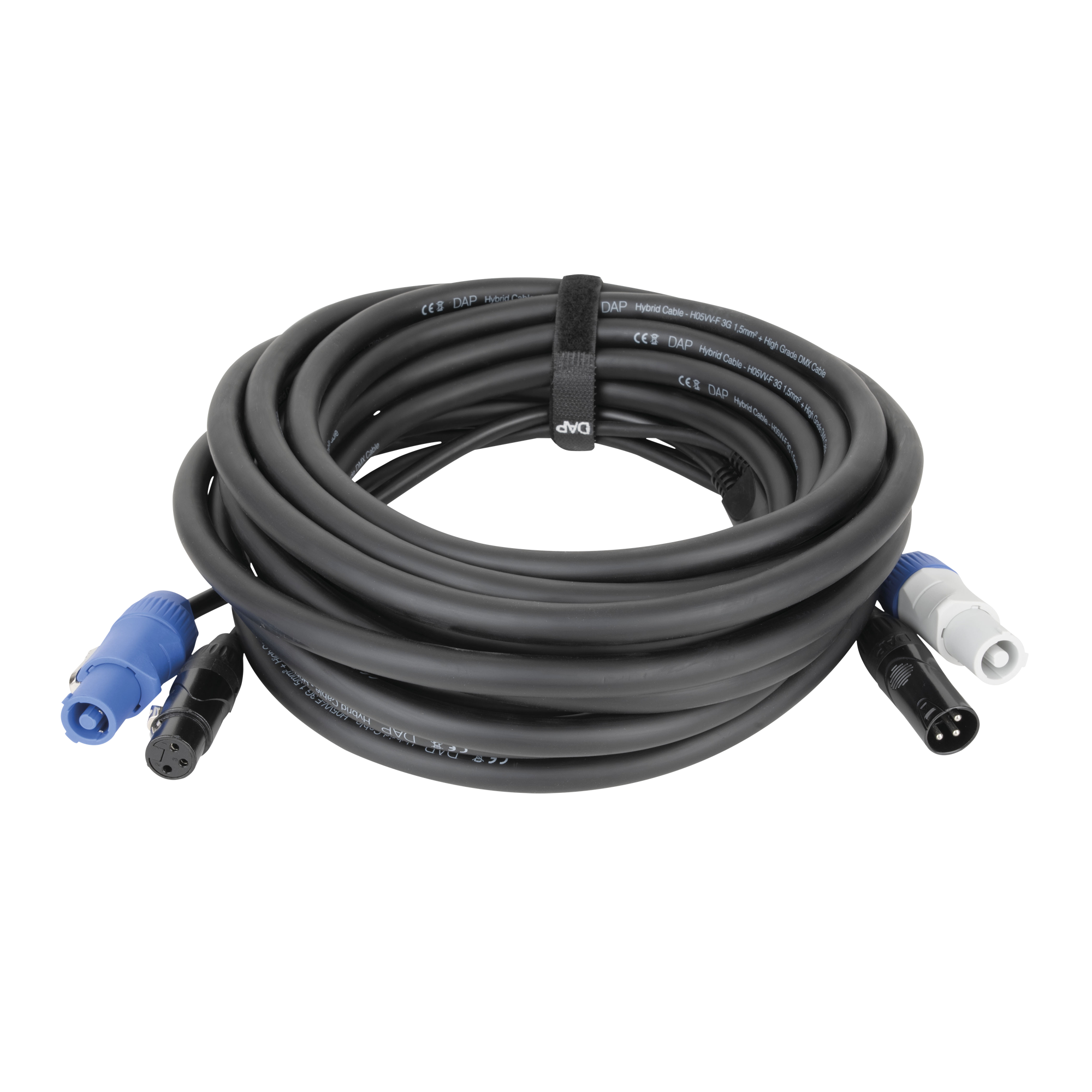 DAP FP20 Hybrid Cable - Power Pro & 3-pin XLR - DMX / Power